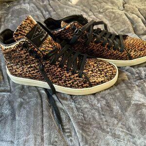 Rag & Bone Black and Orange Patterned Sneakers
